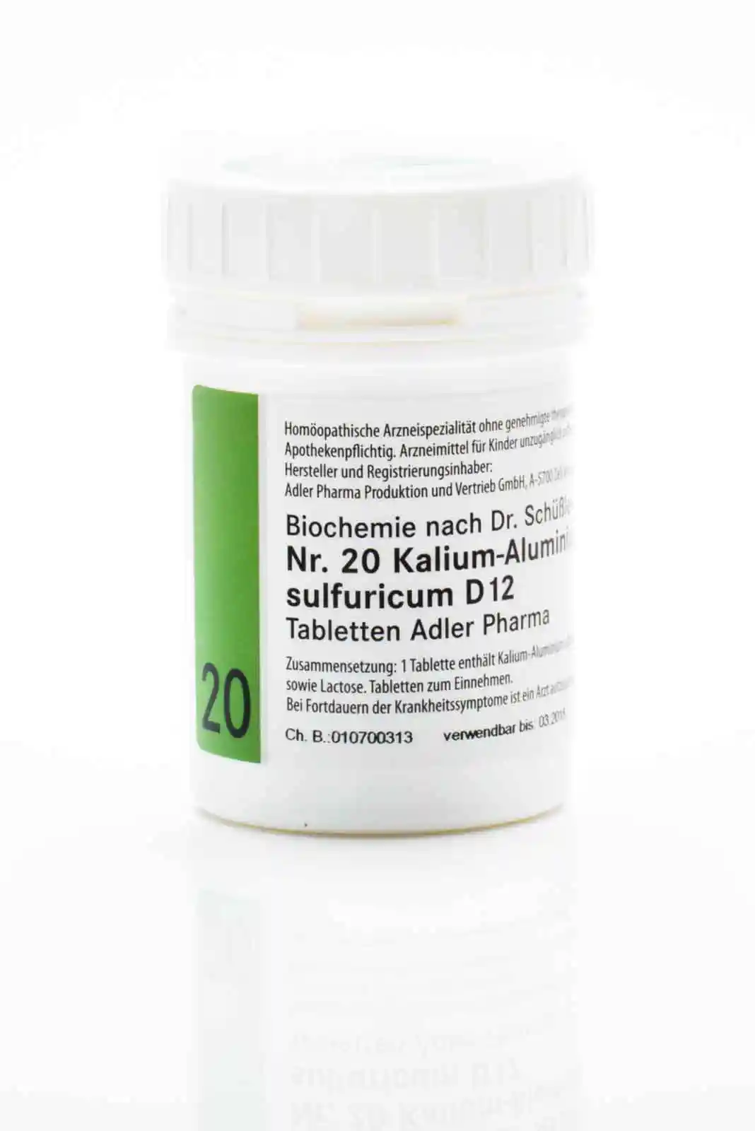 Nr. 20 Kalium-Aluminium sulfuricum D12
