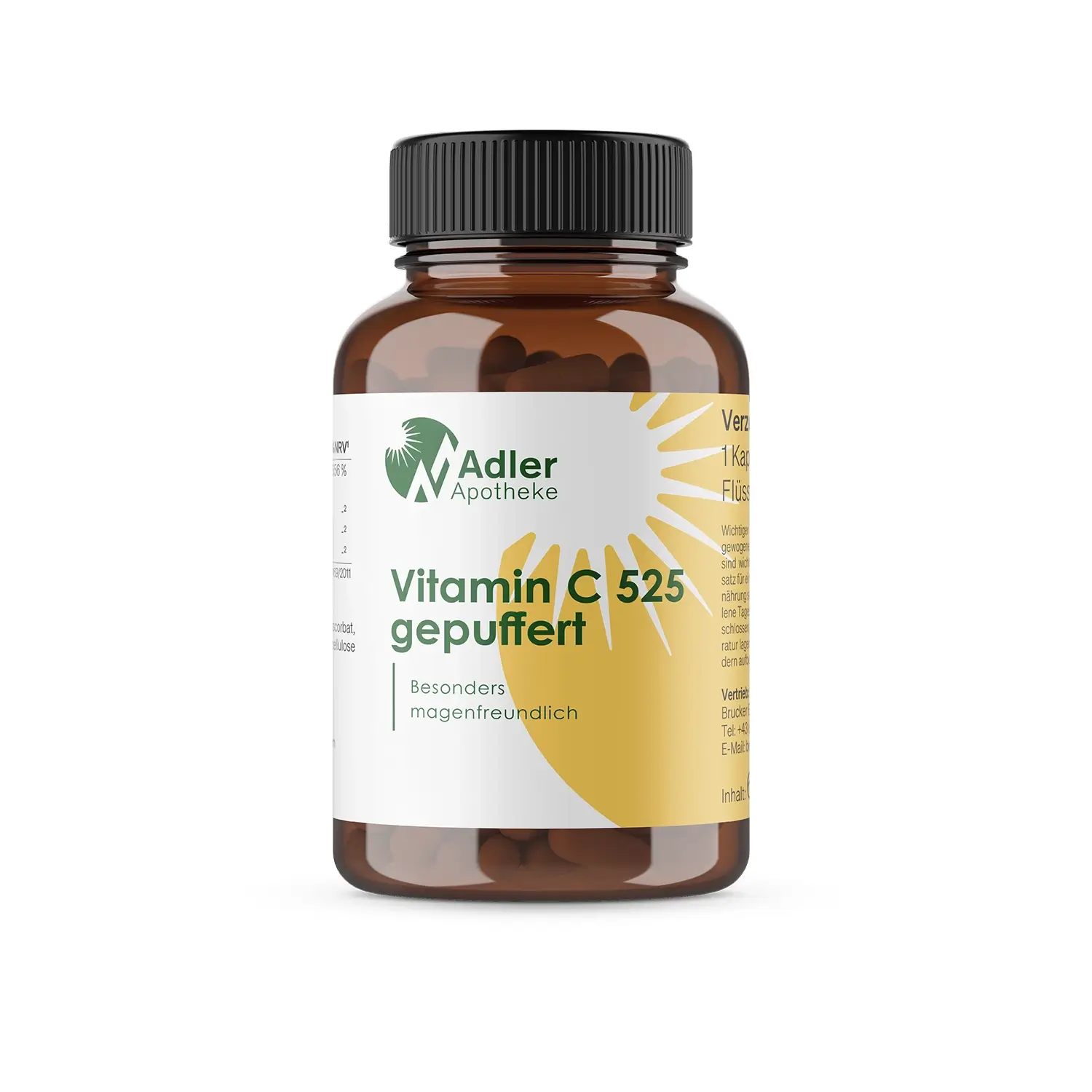 Vitamin C  Kapseln, gepuffert (525mg)