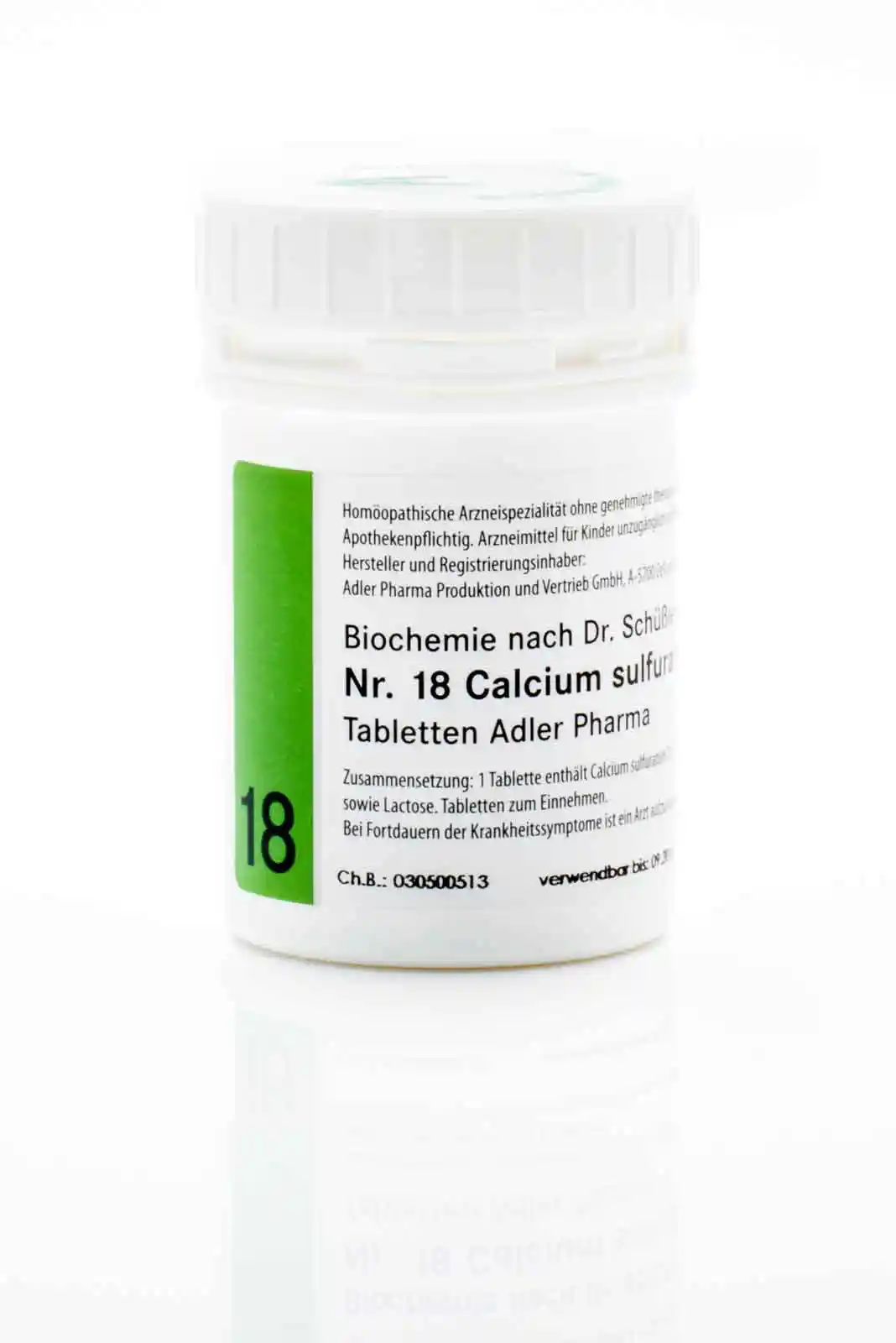 Nr18_Calcium-sulfuratum-D12_100g_PZN2262945 Schüßler Salz Nr. 18: Calcium sulfuratum D12