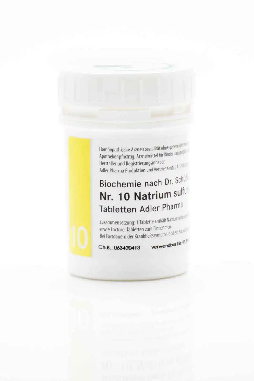 Nr. 10 Natrium sulfuricum D6